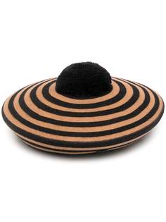 Maison Michel striped pompom beret