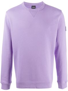 Boss Hugo Boss толстовка с нашивкой-логотипом