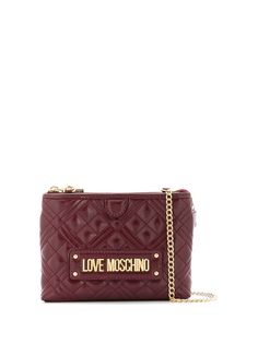 Love Moschino стеганая сумка через плечо с логотипом