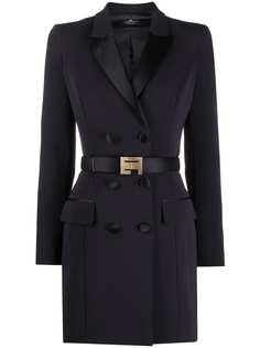 Elisabetta Franchi двубортное платье-смокинг