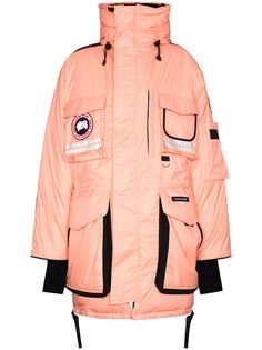 Canada Goose пальто Snow Mantra с капюшоном