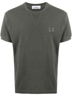 Stone Island футболка с нашивкой-логотипом