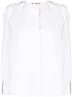 Givenchy puff-sleeve poplin blouse