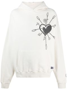 Formy Studio graphic print cotton hoodie