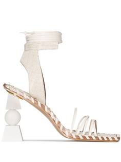 Jacquemus Valérie 105mm wrap-tie sandals