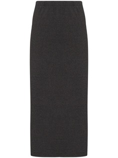 Our Legacy ribbed-knit midi skirt