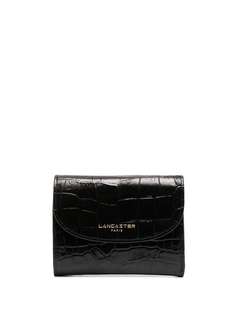 Lancaster Exotic crocodile-effect wallet