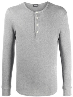 Dsquared2 collarless polo shirt