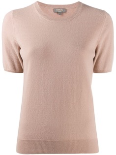 N.Peal round neck cashmere t-shirt