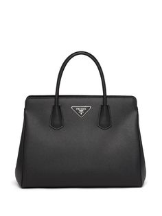 Prada сумка-тоут из сафьяновой кожи