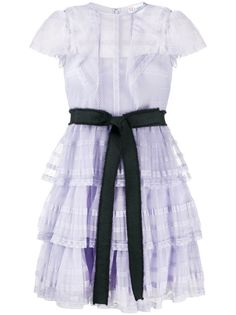 RedValentino платье мини с оборками