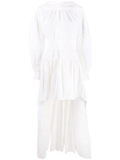 Alexander McQueen расклешенное платье асимметричного кроя