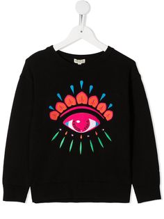 Kenzo Kids Eye cotton sweatshirt