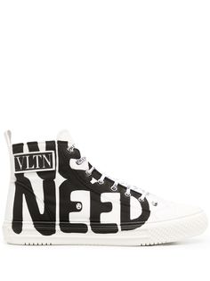 Valentino Garavani Giggies Lovers Language high-top sneaker