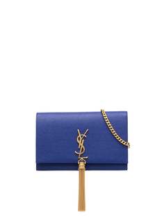 Saint Laurent мини-сумка Lou с кисточкой