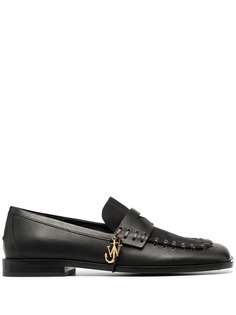 JW Anderson whipstitch two-tone loafers