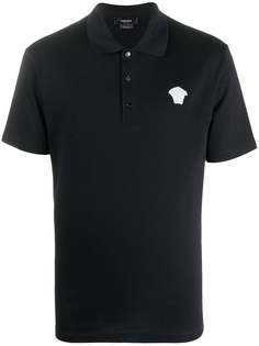 Versace Medusa embroidered polo shirt