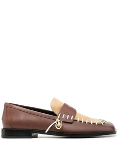 JW Anderson whipstitch two-tone loafers