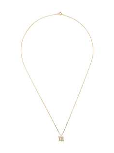MISBHV logo pendant necklace
