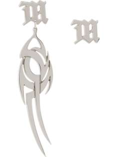MISBHV logo pendant earrings
