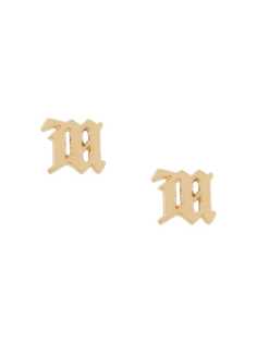 MISBHV logo pendant earrings