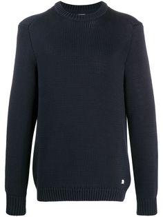 C.P. Company logo patch rib-trimmed jumper