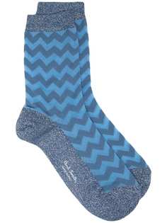 Paul Smith zigzag-jacquard socks
