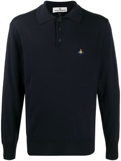 Vivienne Westwood orb embroidered polo shirt