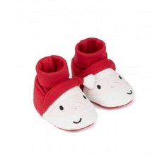 Носочки-пинетки "Санта", красный Mothercare