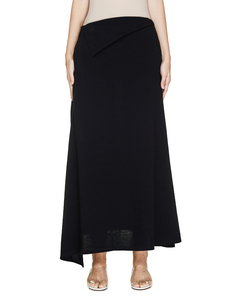 Черная шерстяная юбка Yohji Yamamoto