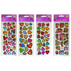 Наклейки объемные Fancy Creative Сердечки 88 х 15 см