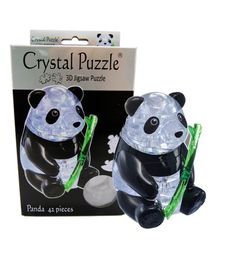 Головоломка 3D Crystal Puzzle Панда цвет: бело-черный