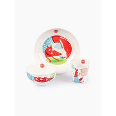 12 х 12" Happy Baby тарелка, миска, стакан