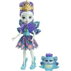 Кукла Enchantimals Patter Peacock & Flap 15 см