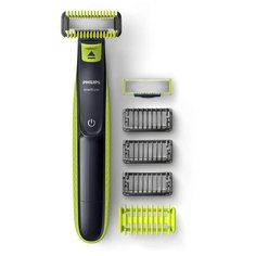 Триммер Philips OneBlade QP2620/20 черный/зеленый лайм