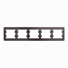 Рамка 5п Schneider Electric GLOSSA GSL001405, фиолетовый