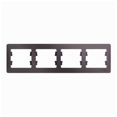 Рамка 4п Schneider Electric GLOSSA GSL001404, фиолетовый
