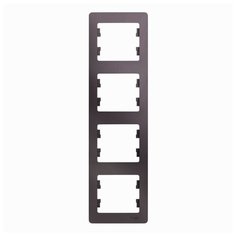Рамка 4п Schneider Electric GLOSSA GSL001408, фиолетовый