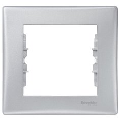 Рамка 1п Schneider Electric SEDNA SDN5800160, алюминиевый