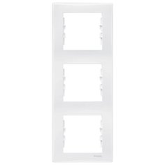 Рамка 3п Schneider Electric SEDNA SDN5801321, белый