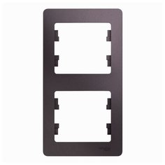 Рамка 2п Schneider Electric GLOSSA GSL001406, фиолетовый