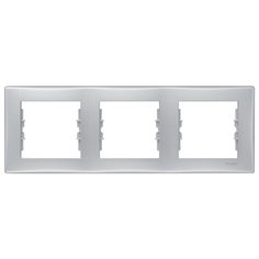 Рамка 3п Schneider Electric SEDNA SDN5800560, алюминиевый