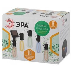 ЭРА Садовая гирлянда на солнечной батарее ERAGS012-04