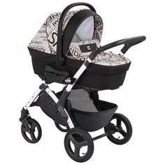 Универсальная коляска CAM Dinamico Up Smart (3 в 1) 844/white, цвет шасси: белый