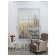 Тюль Amore Mio RR 46136 на ленте 270 см бежевый