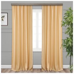 Портьеры Witerra Бамбук JYP111 на ленте 260 см золото