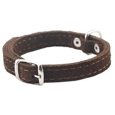 Ошейник Дарэлл Стандарт замша (010015) 34-42 см коричневый