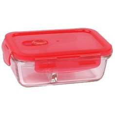 ROSENBERG Контейнер RGL-230142 красный/прозрачный