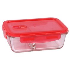 ROSENBERG Контейнер RGL-230144 1 л красный/прозрачный