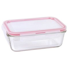 ROSENBERG Контейнер прямоугольный RGL-230136 прозрачный/красный